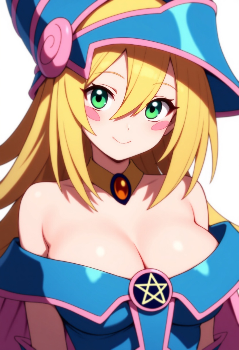 An image depicting dark magician girl