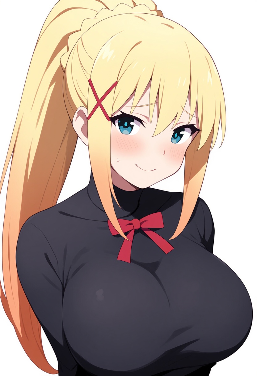 An image depicting darkness (konosuba)