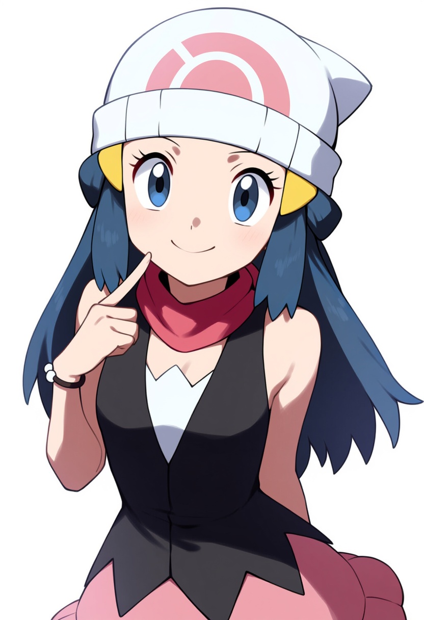 An image depicting dawn (pokemon)