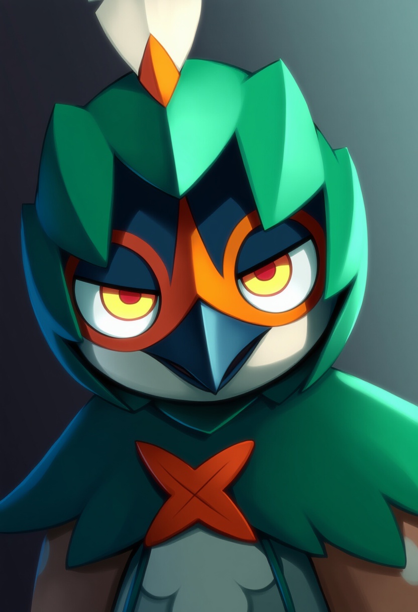 An image depicting decidueye