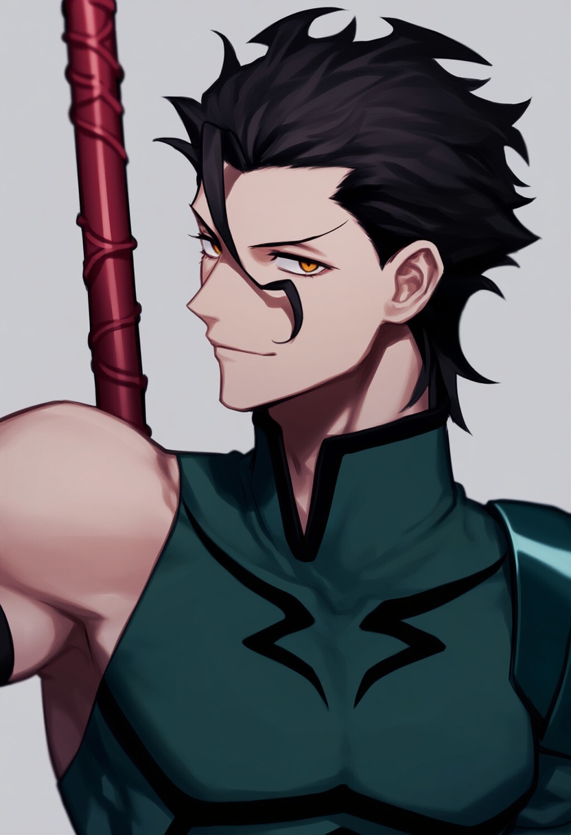 An image depicting diarmuid ua duibhne (lancer) (fate)