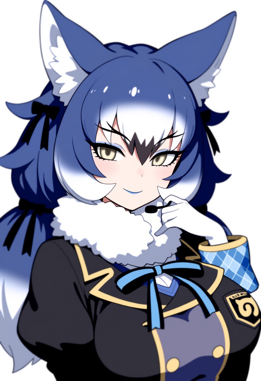 An image depicting dire wolf (kemono friends)