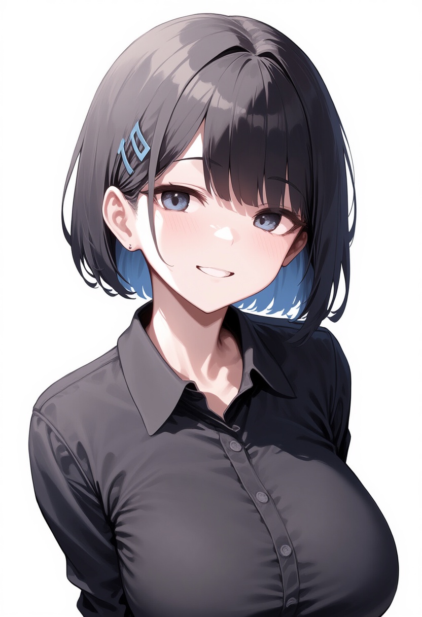 An image depicting doodle sensei (blue archive)