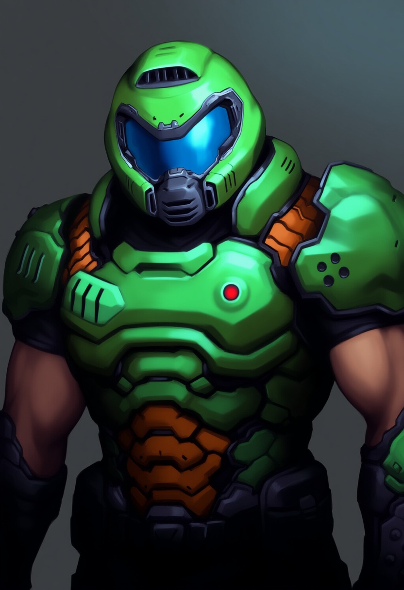 An image depicting doomguy