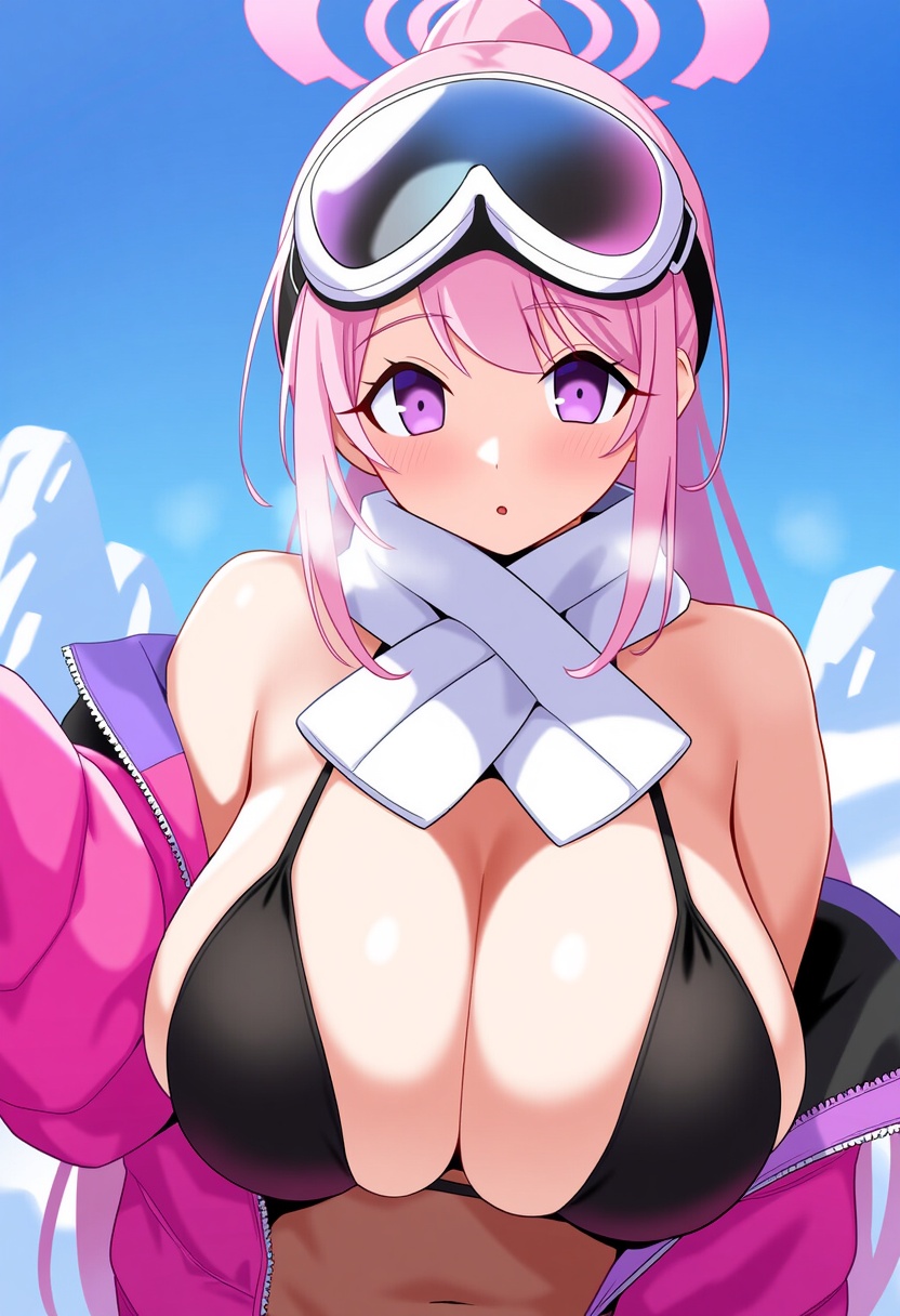 An image depicting eimi (swimsuit) (blue archive)