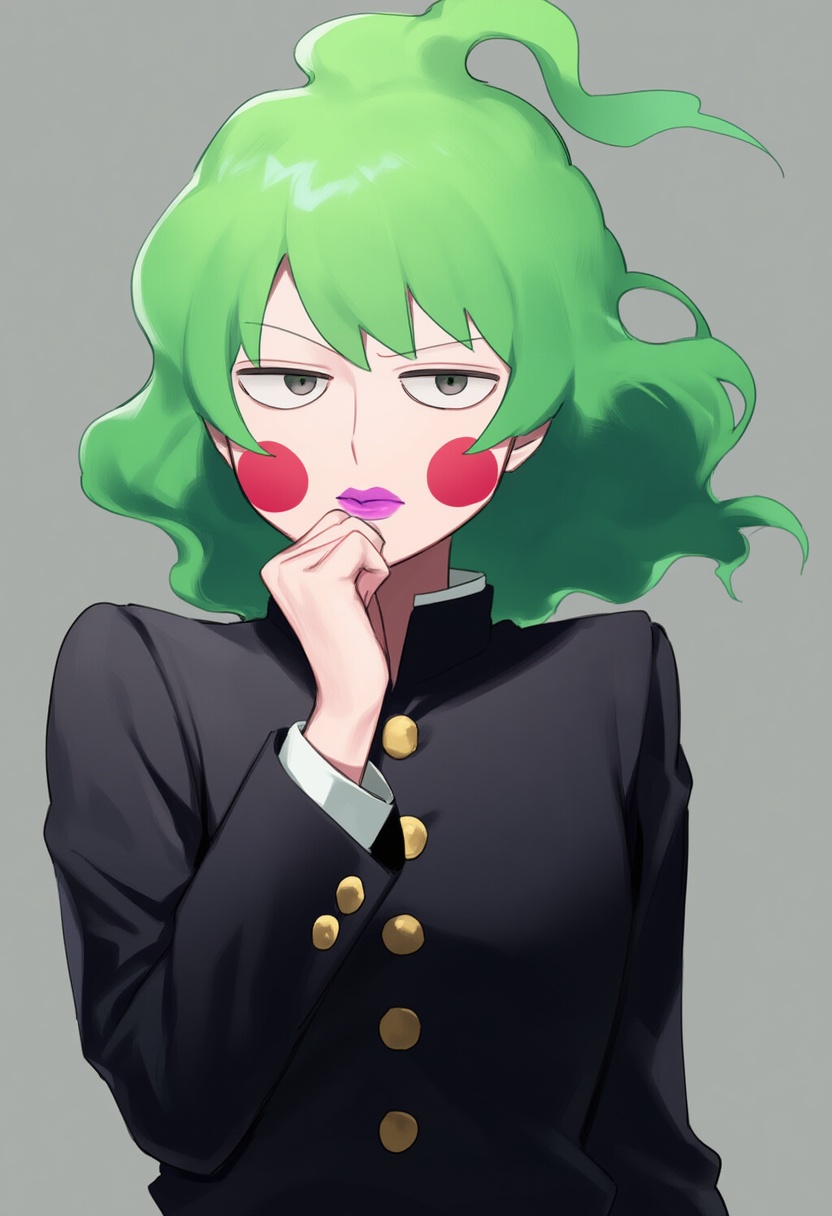 An image depicting ekubo (mob psycho 100)