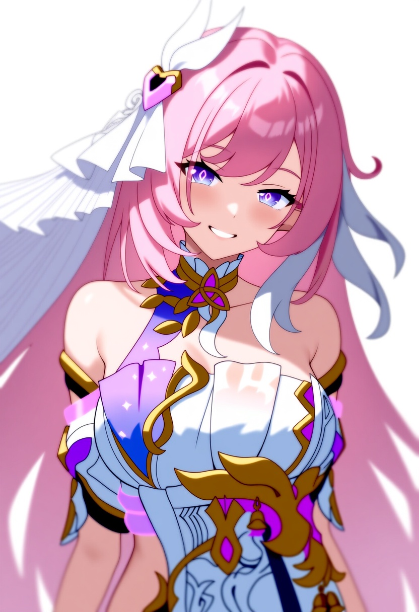 An image depicting elysia (herrscher of human: ego) (honkai impact)