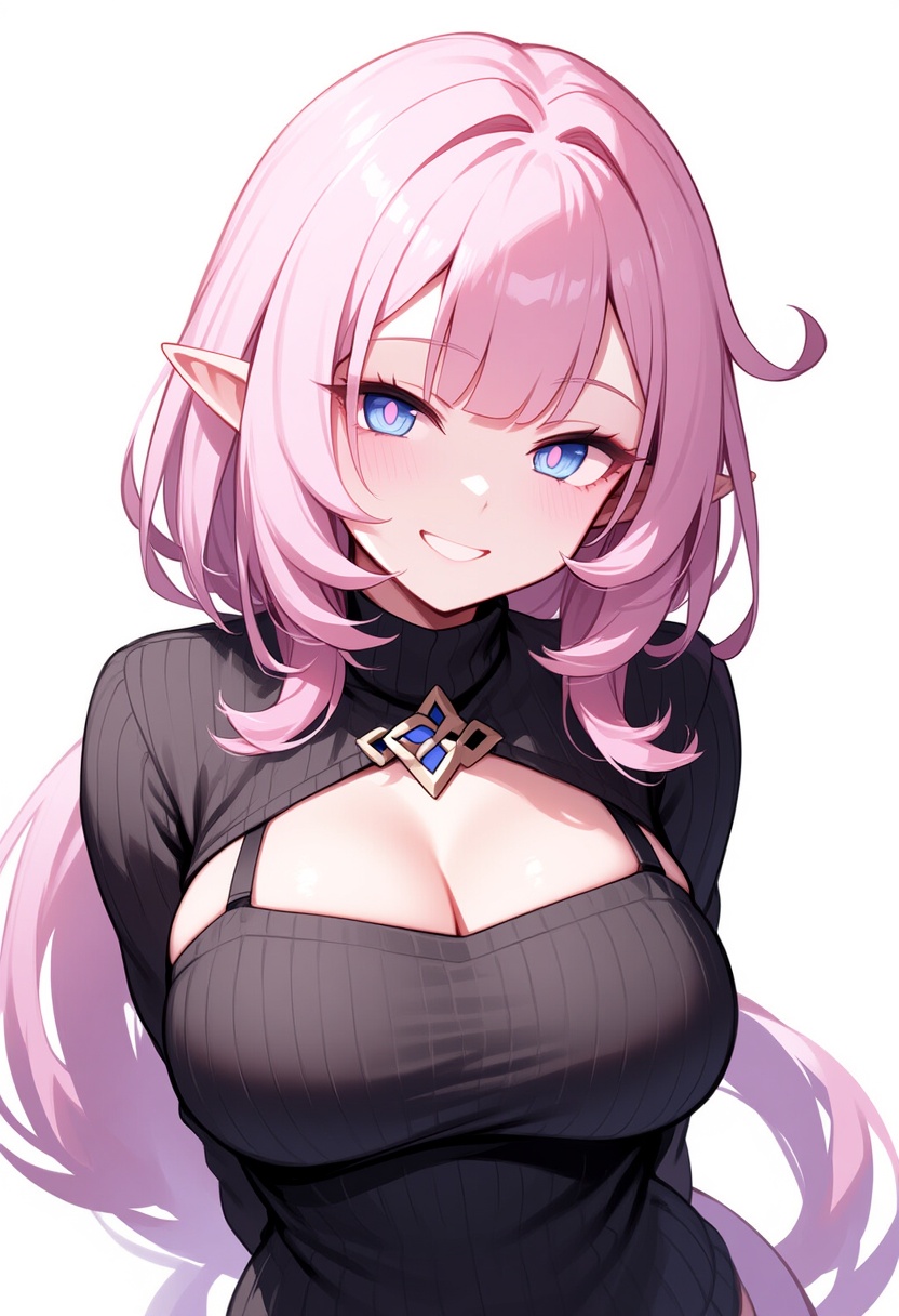 An image depicting elysia (honkai impact)