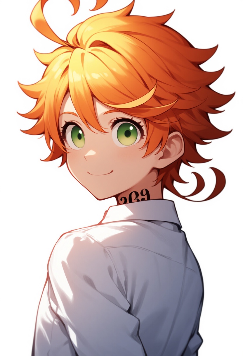 An image depicting emma (yakusoku no neverland)