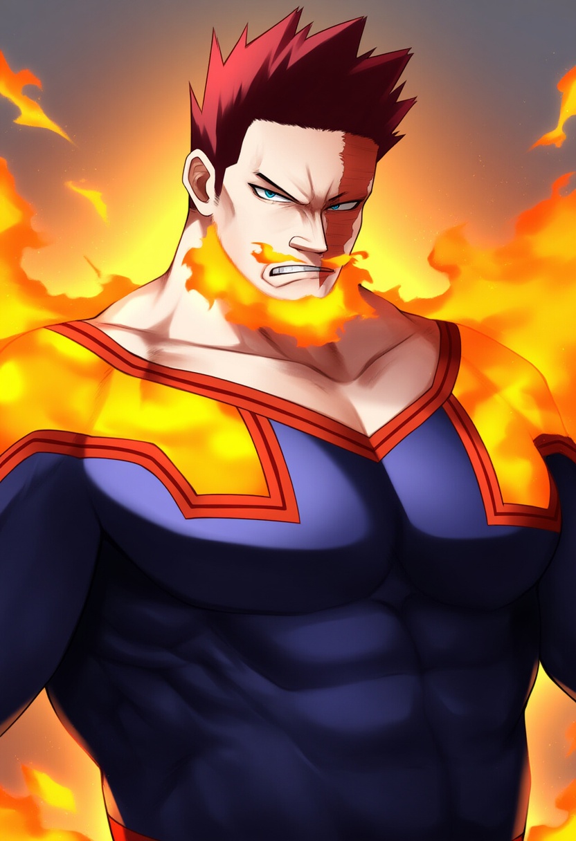 An image depicting endeavor (boku no hero academia)