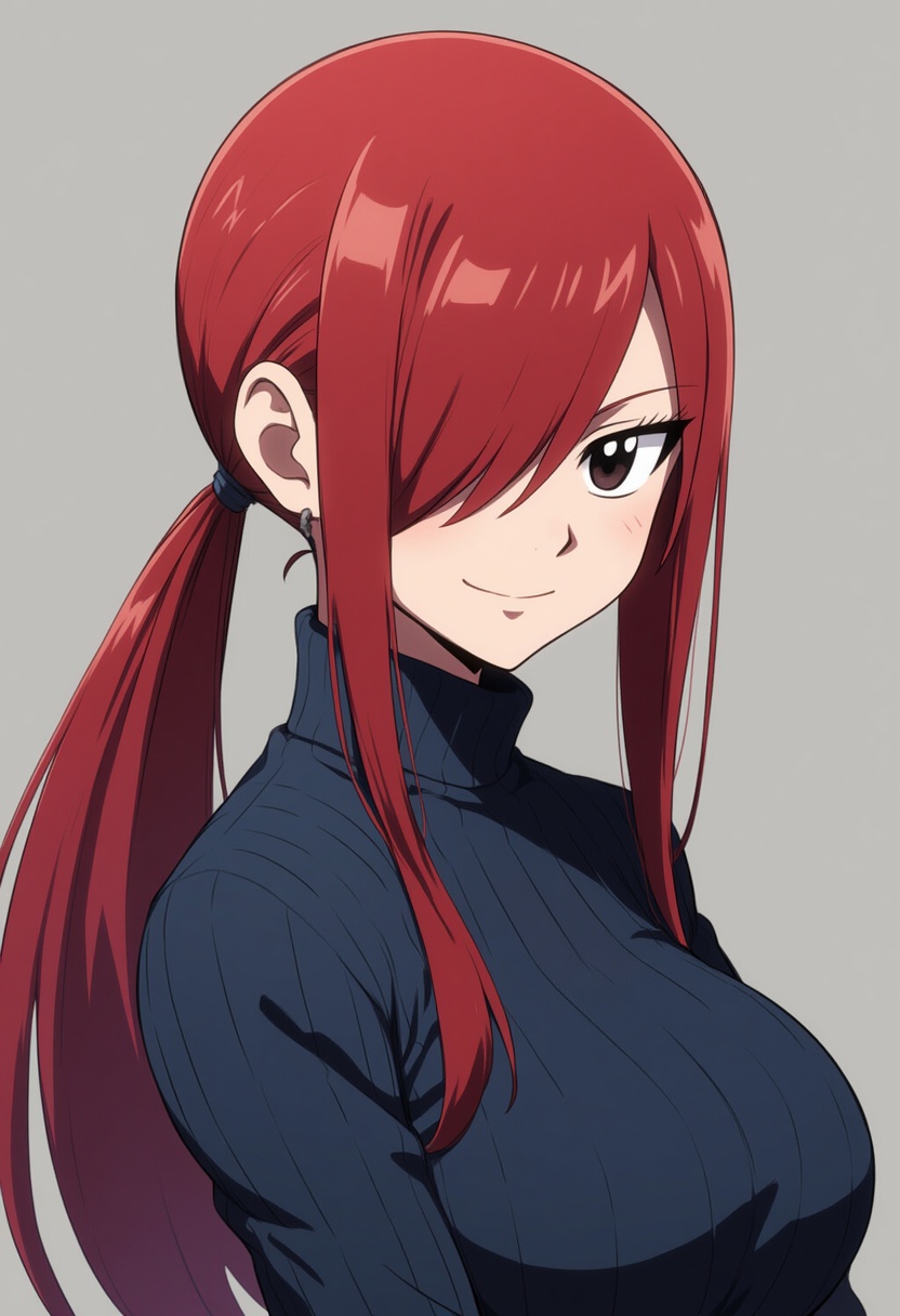 An image depicting erza scarlet