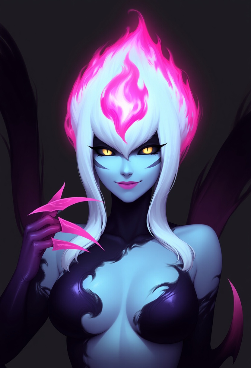 An image depicting evelynn (league of legends)