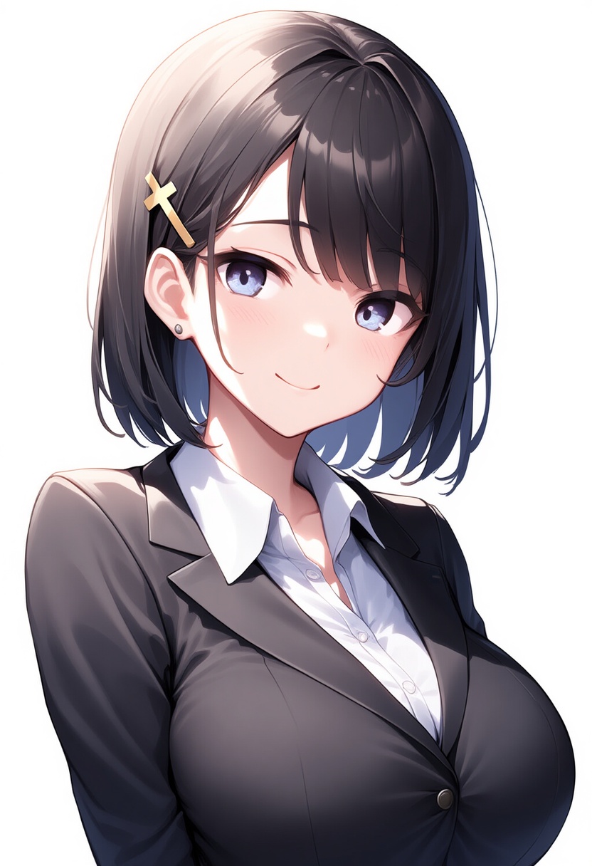 An image depicting female trainer (umamusume)