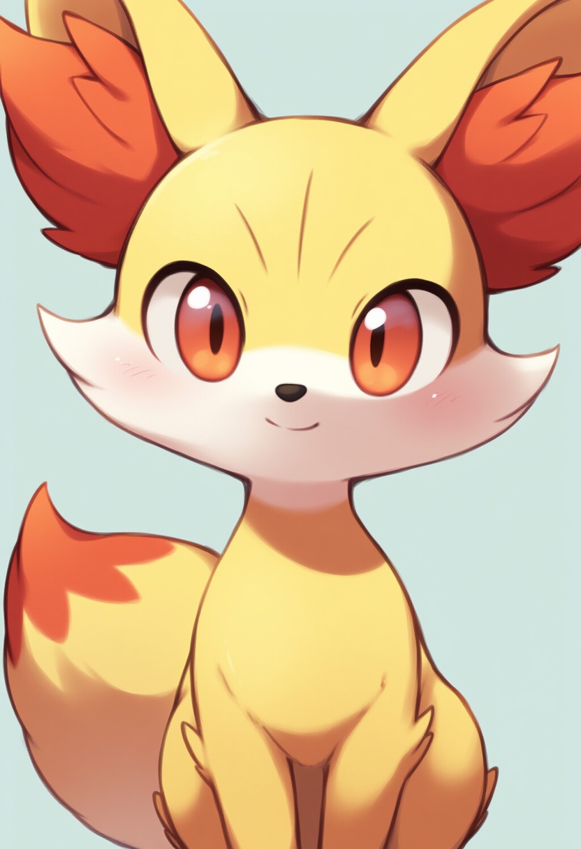 An image depicting fennekin