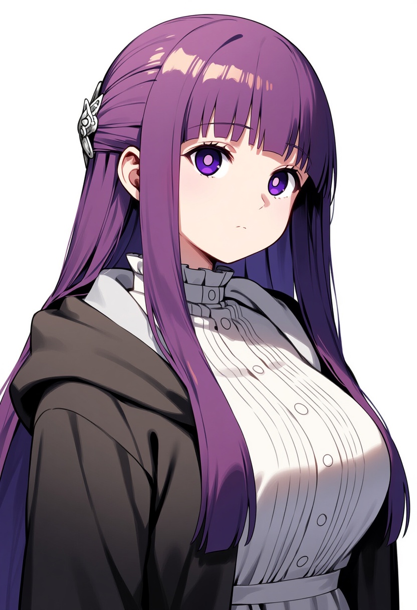 An image depicting fern (sousou no frieren)