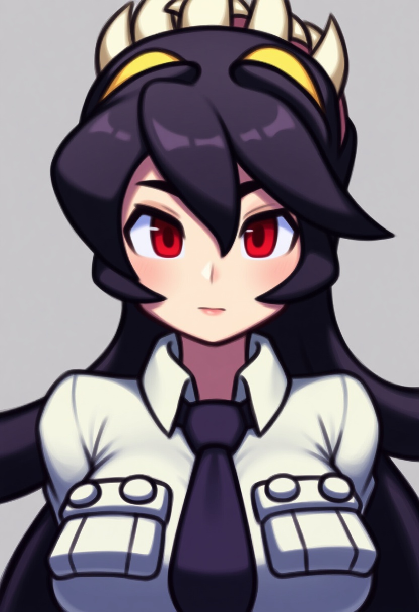 An image depicting filia (skullgirls)