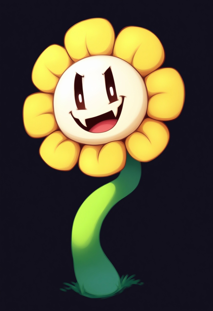 An image depicting flowey (undertale)