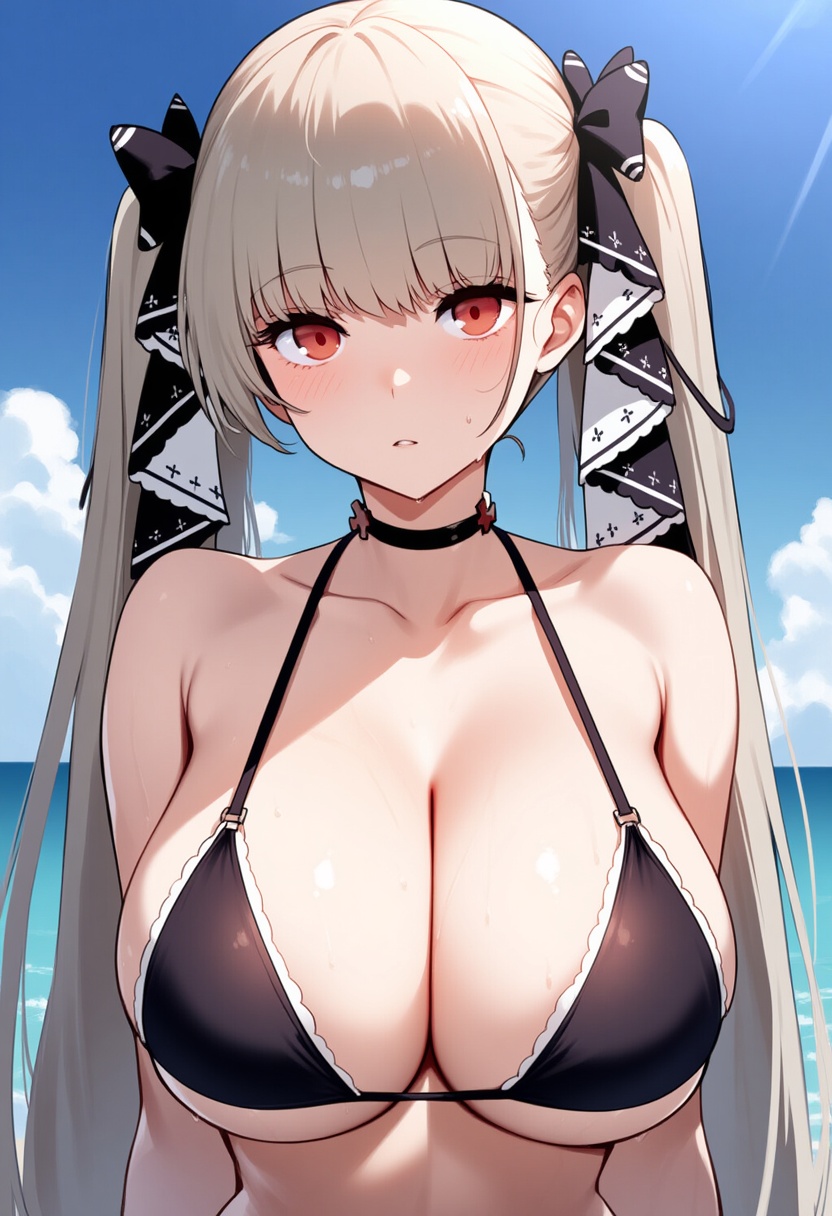 An image depicting formidable (the lady of the beach) (azur lane)