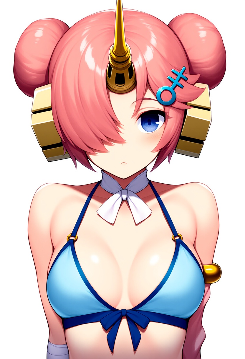 An image depicting frankenstein's monster (swimsuit saber) (fate)