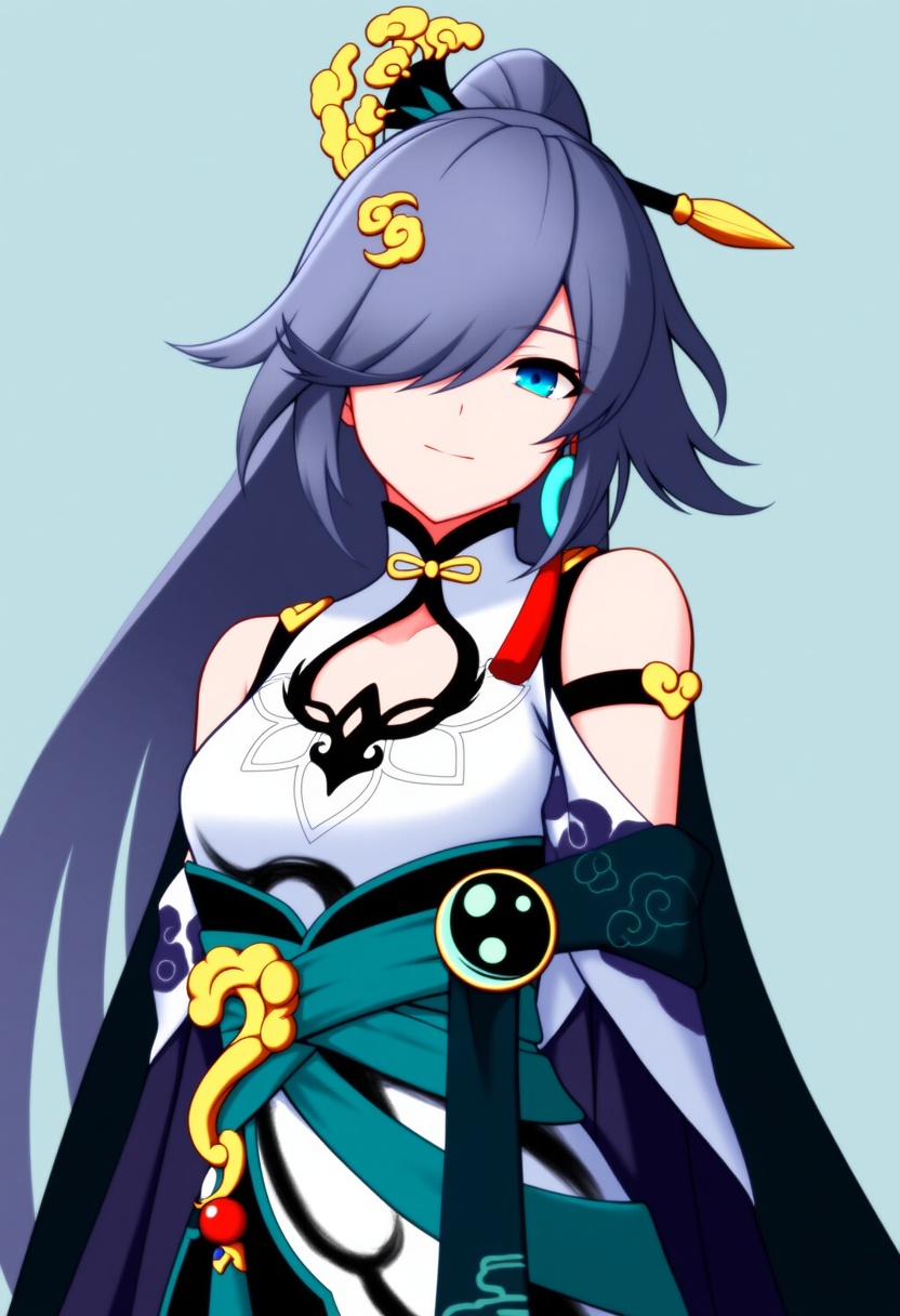 An image depicting fu hua (azure empyrea)