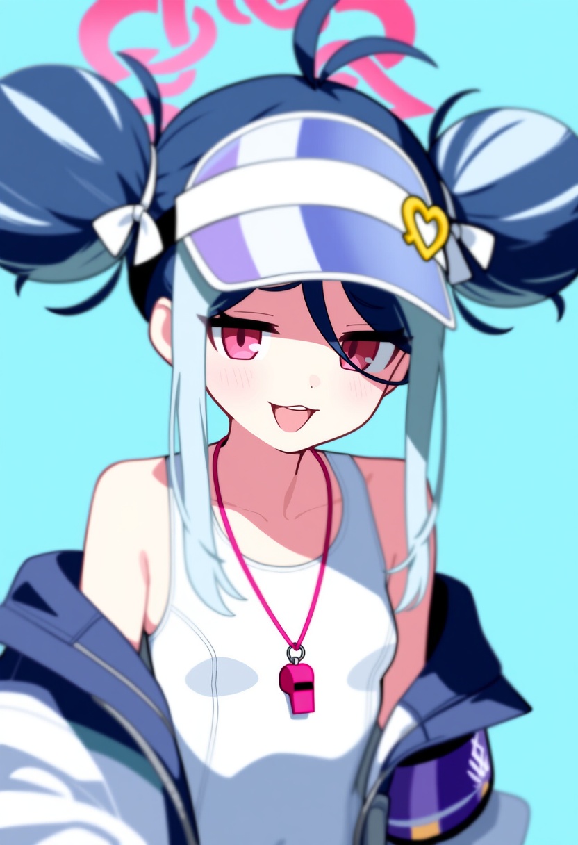 An image depicting fubuki (swimsuit) (blue archive)