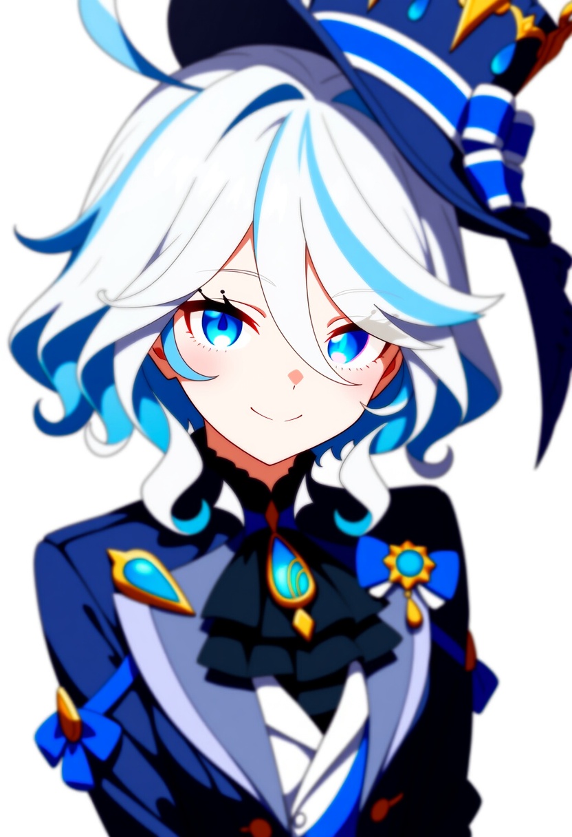 An image depicting furina (genshin impact)