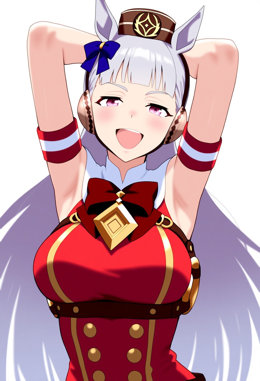 An image depicting gold ship (umamusume)