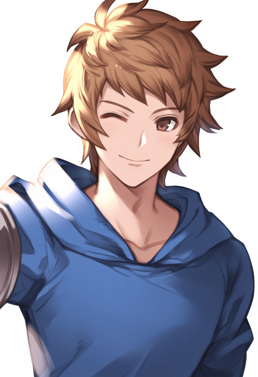 An image depicting gran (granblue fantasy)