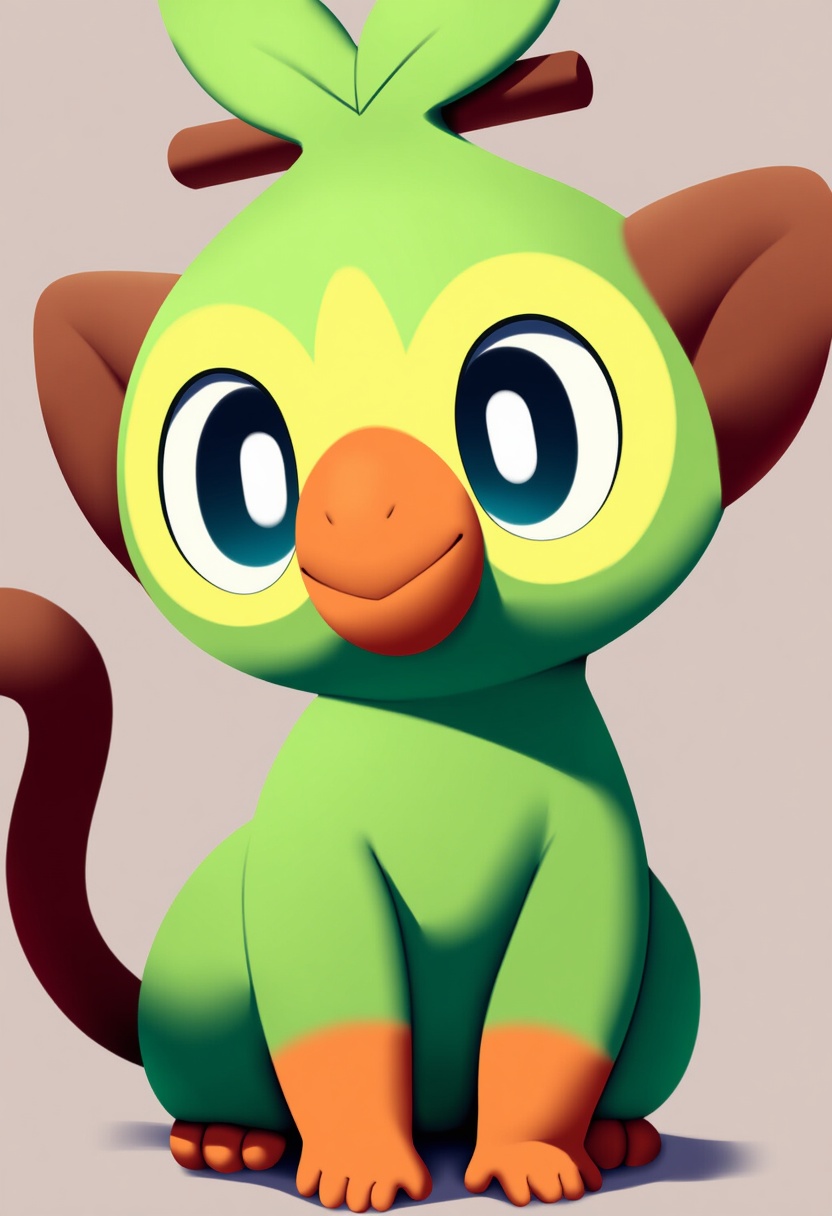 An image depicting grookey
