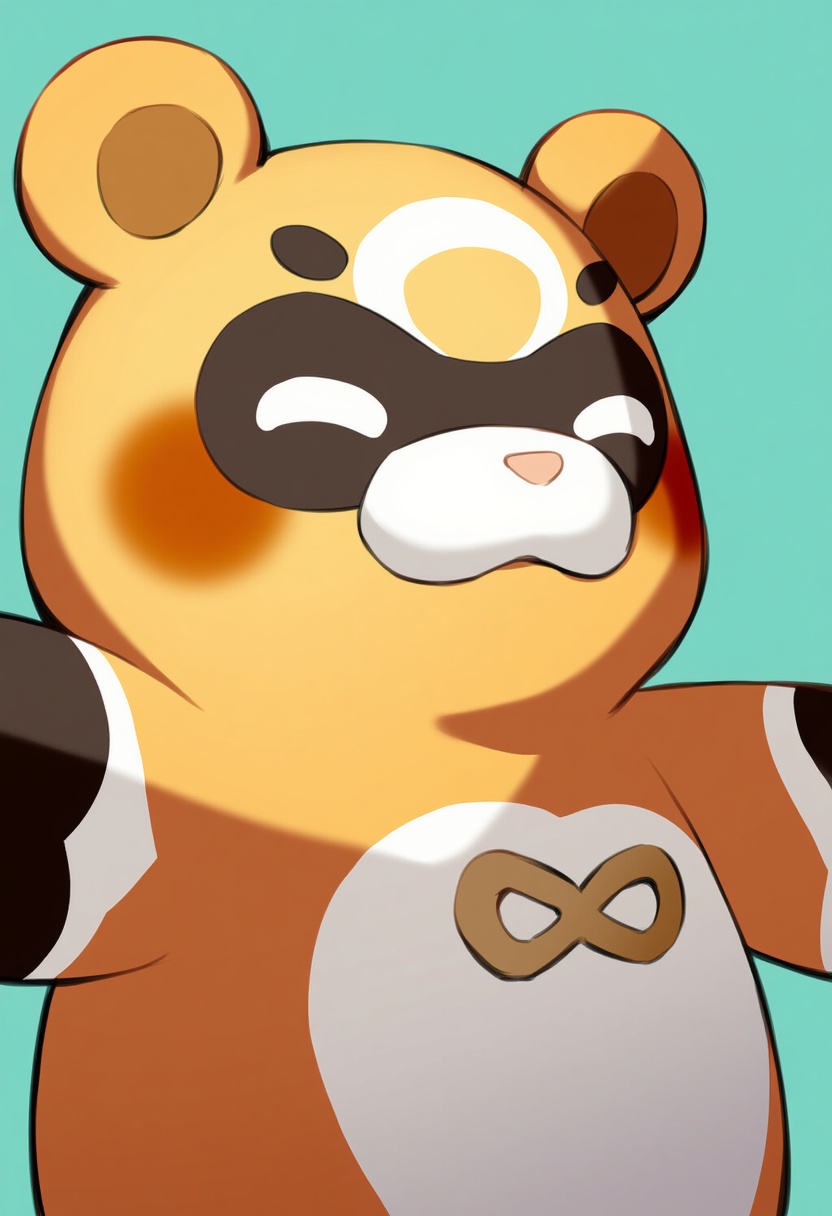 An image depicting guoba (genshin impact)