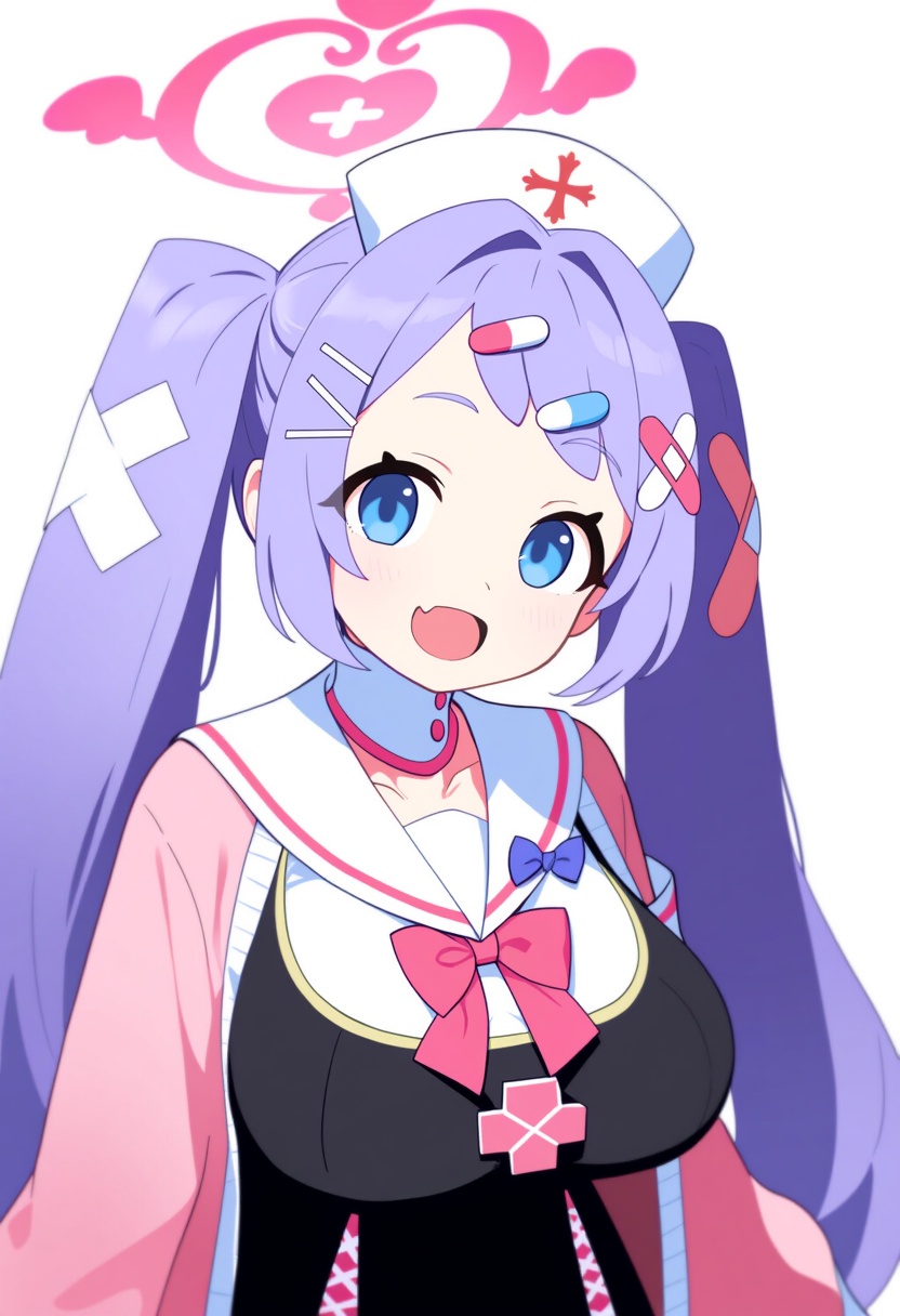 An image depicting hanae (blue archive)