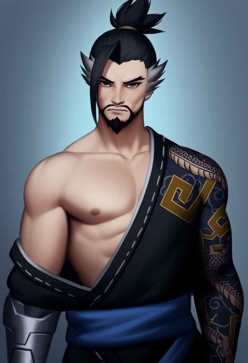 An image depicting hanzo (overwatch)