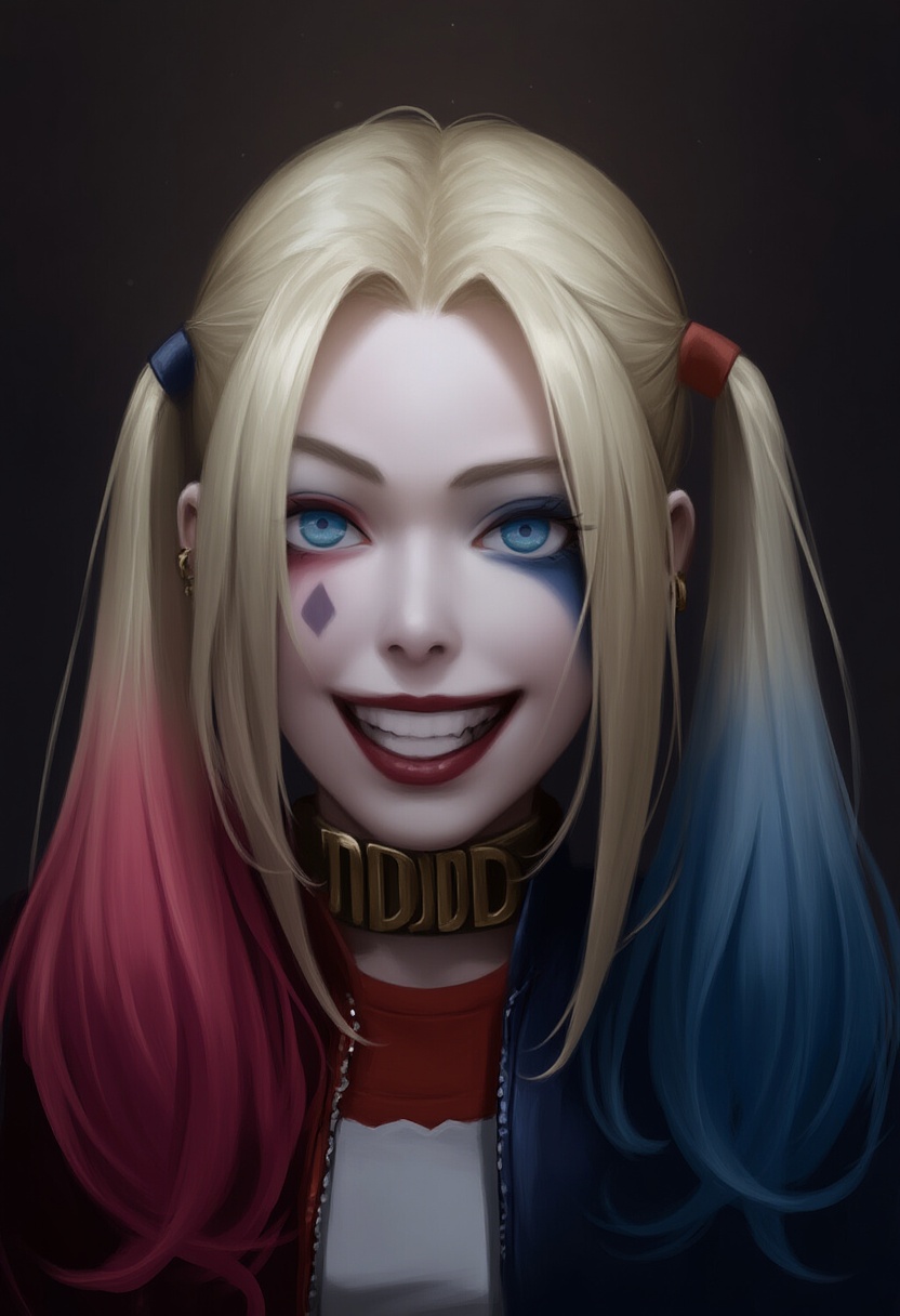 An image depicting harley quinn