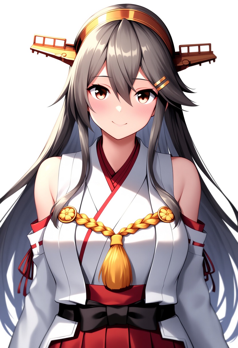 An image depicting haruna kai ni (kancolle)