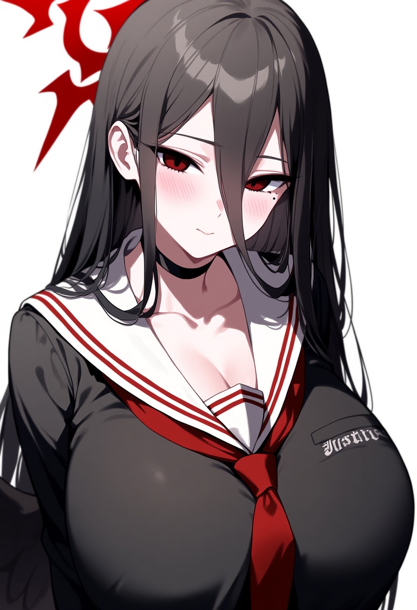 An image depicting hasumi (blue archive)