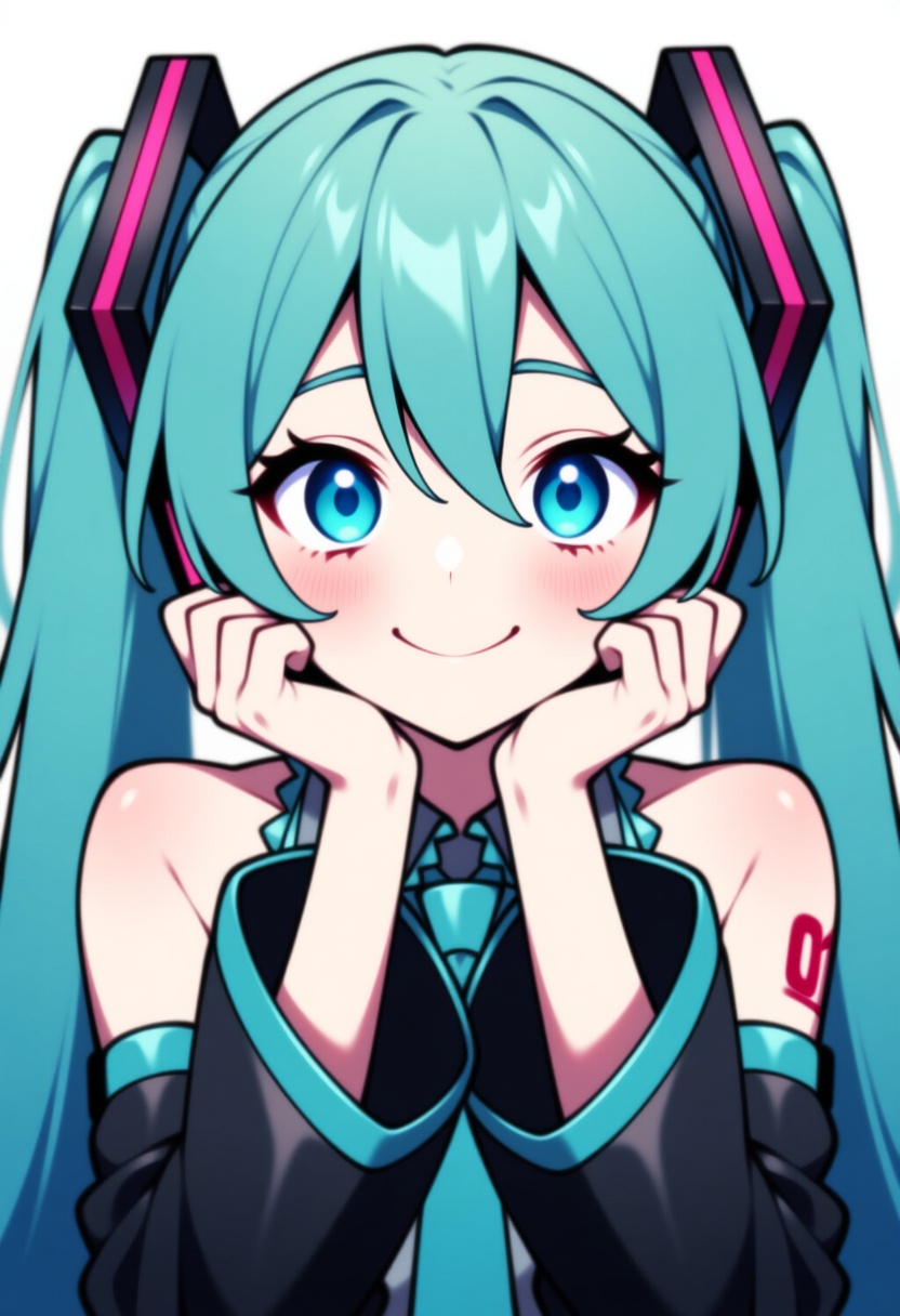 An image depicting hatsune mikuo
