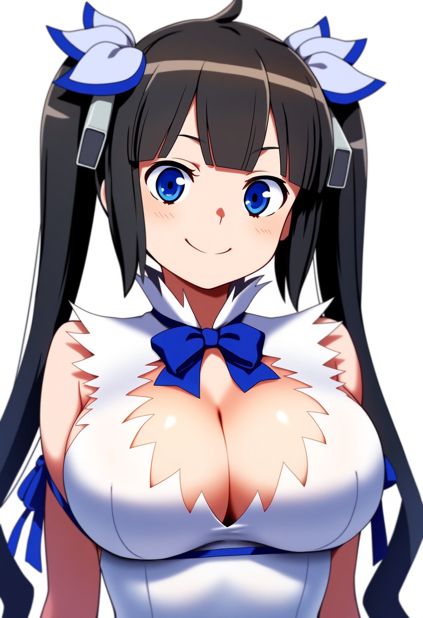 An image depicting hestia (danmachi)