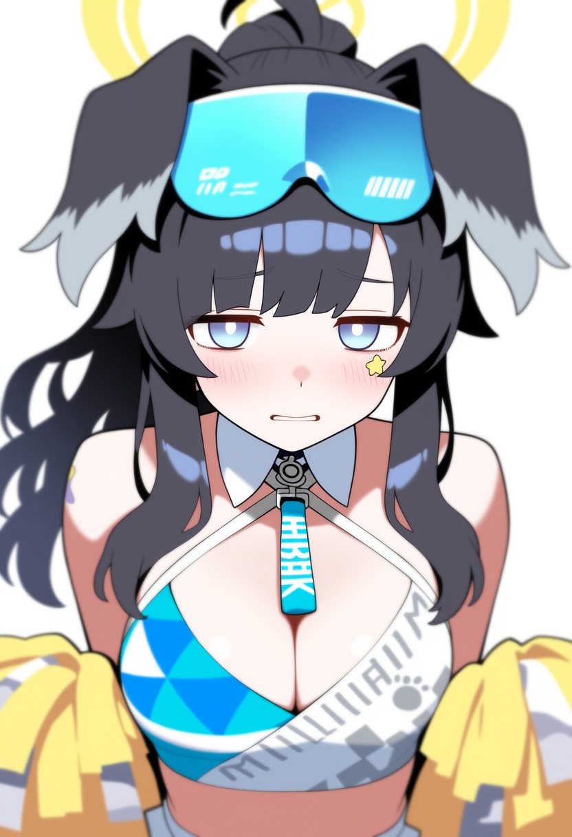 An image depicting hibiki (cheer squad) (blue archive)