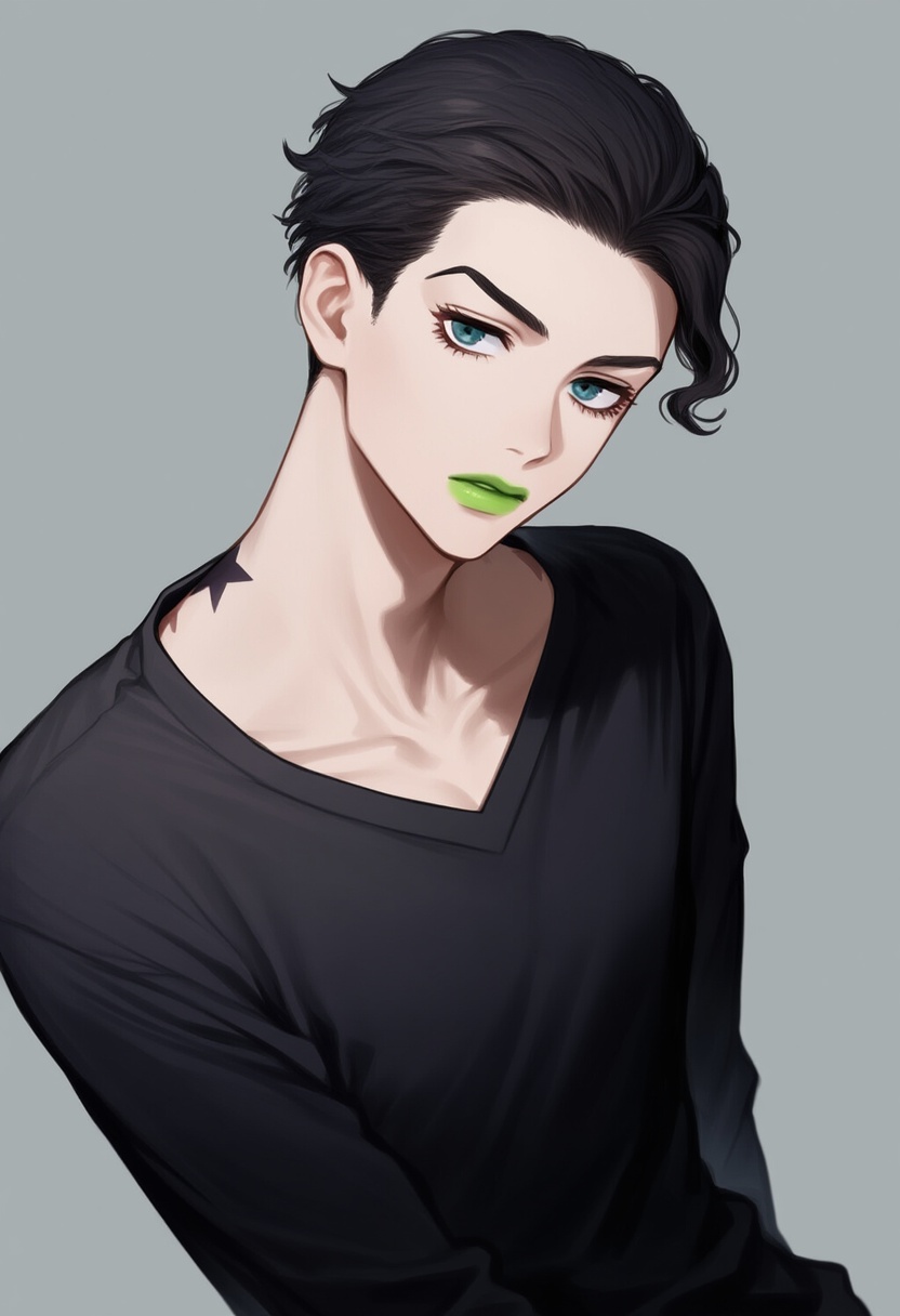 An image depicting higashikata josuke (jojolion)