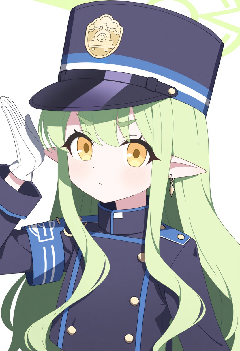 An image depicting hikari (blue archive)