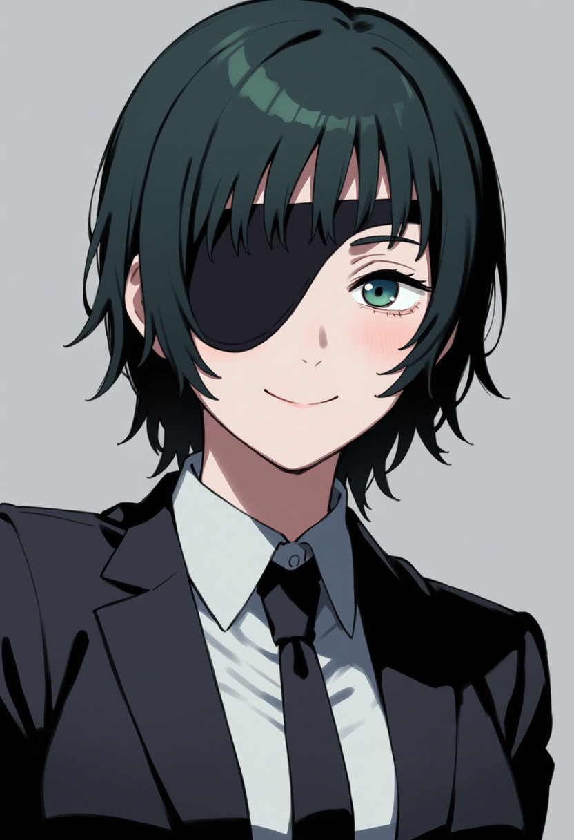 An image depicting himeno (chainsaw man)