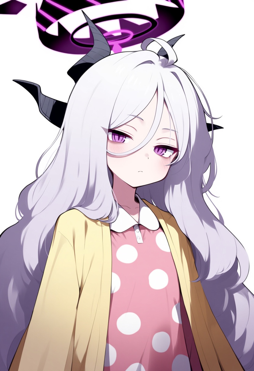 An image depicting hina (pajamas) (blue archive)