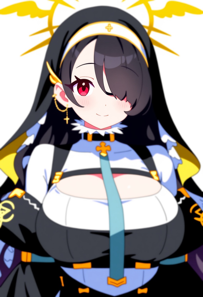 An image depicting hinata (blue archive)