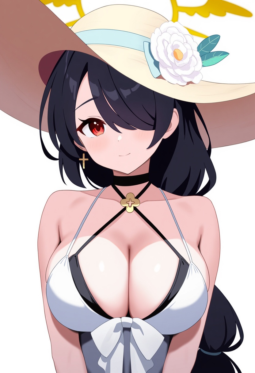 An image depicting hinata (swimsuit) (blue archive)