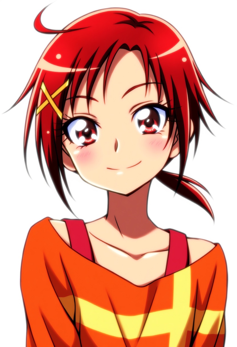 An image depicting hino akane (smile precure!)