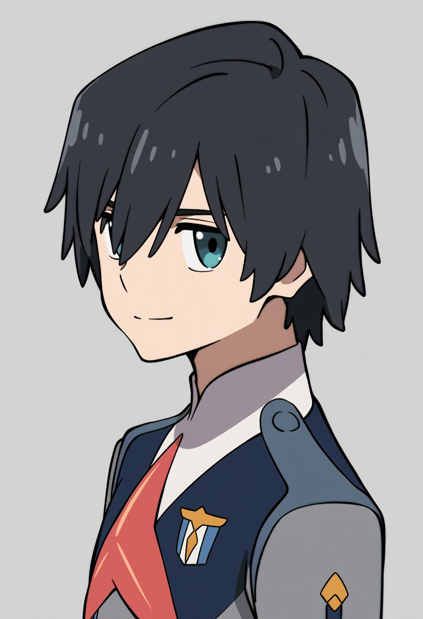 An image depicting hiro (darling in the franxx)