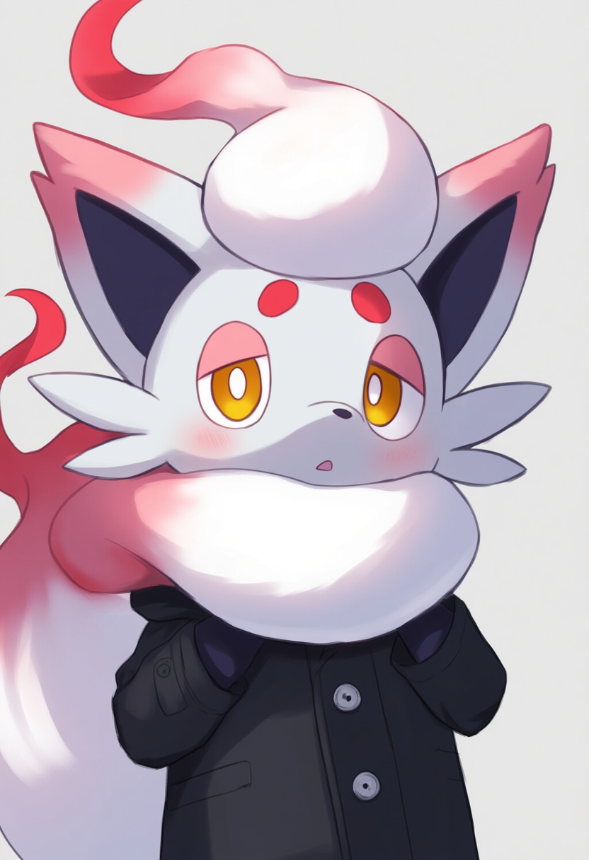 An image depicting hisuian zorua