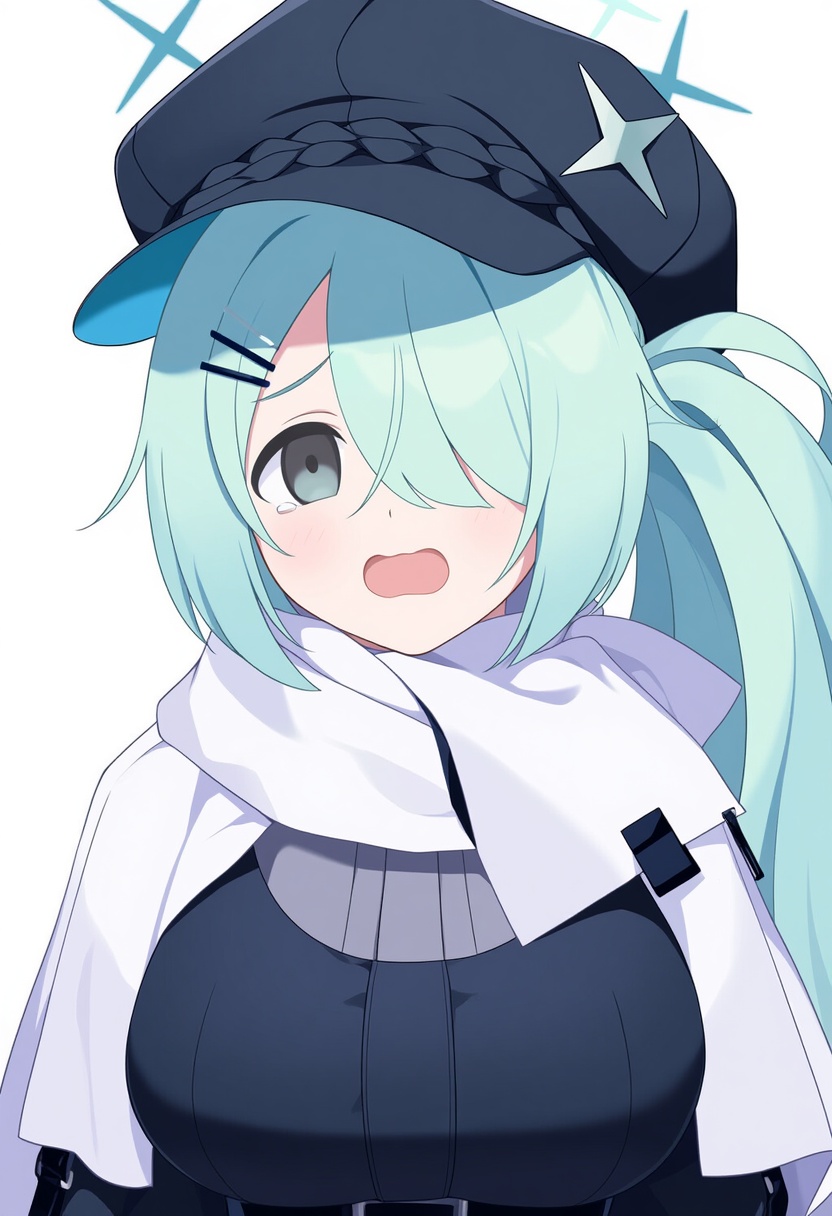 An image depicting hiyori (blue archive)