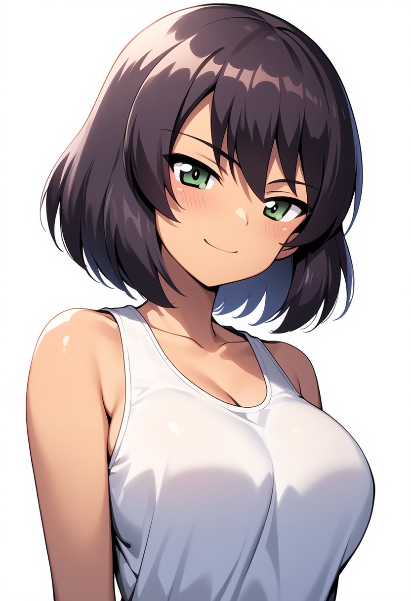 An image depicting hoshino (girls und panzer)