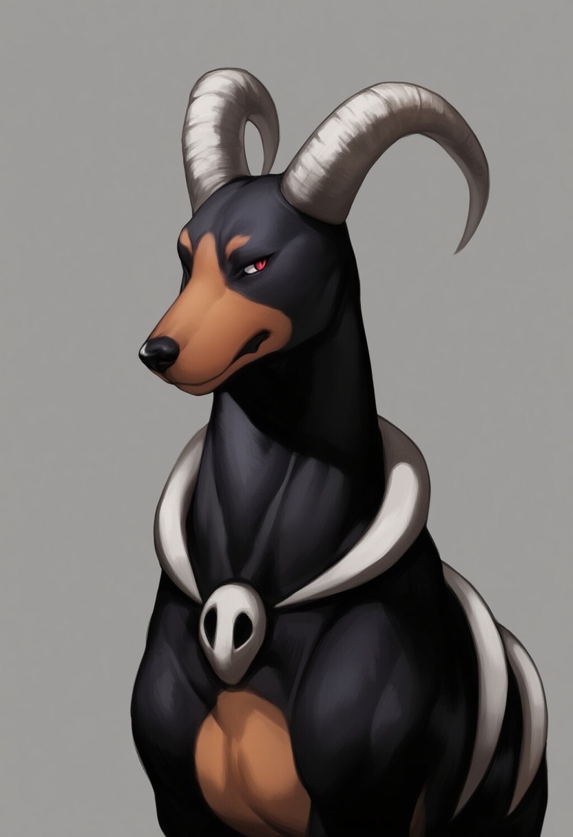 An image depicting houndoom